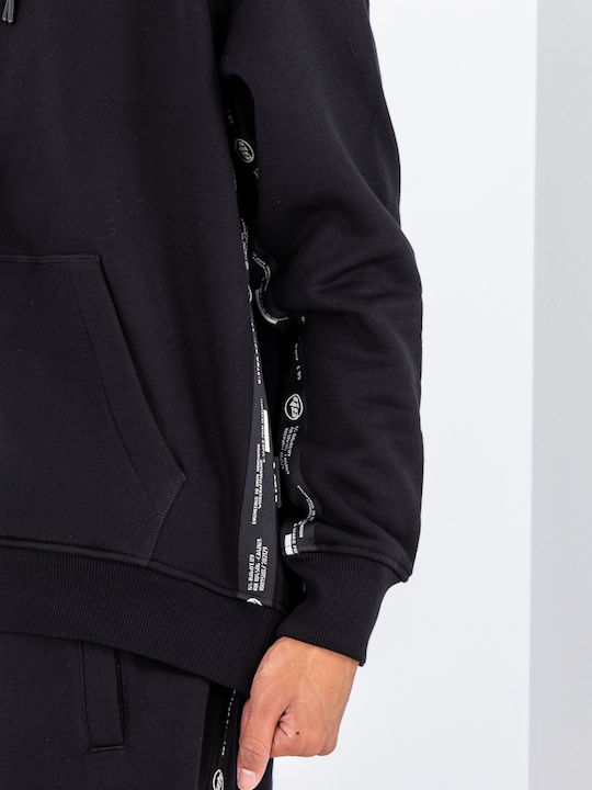 Sweatshirt with Hood Black
