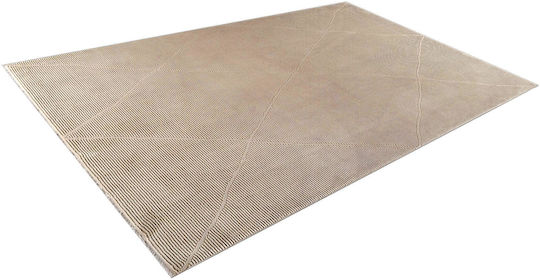 Tzikas Carpets Modern Schlafzimmer-Teppichsets Beiges 3Stücke