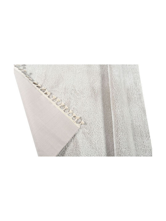 Balsan Silky Χαλί Ορθογώνιο Shaggy με Κρόσια Beige 133x190cm