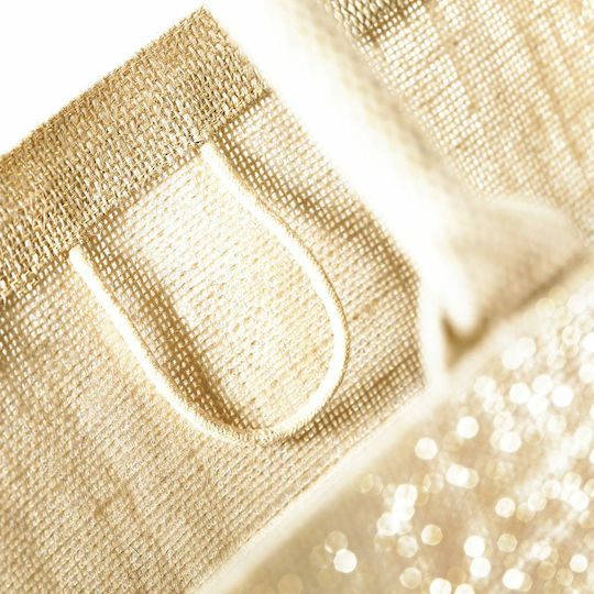Westford Mill Gift Bag Fabric Bag for Gift Gold 22x14x26cm.