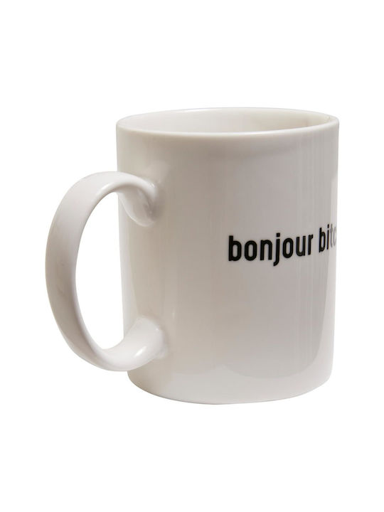 Mister Tee Bonjour Bitches Tasse Keramik Weiß 1Stück