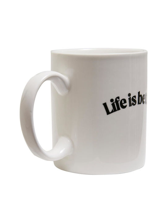 Mister Tee Life Is Better Mug White