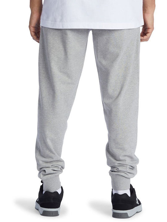 DC Men's Sweatpants with Rubber Gray