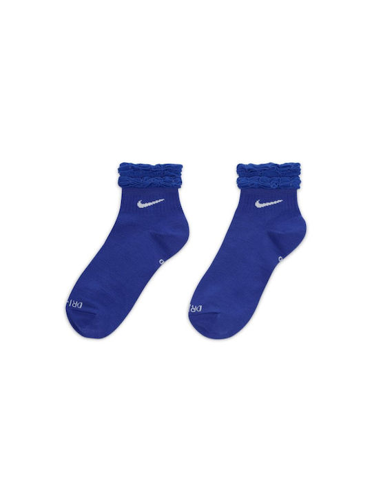 Nike Everyday Socks Athletic Socks Blue 1 Pair