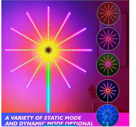 Aerbes LED Strip Aerbes USB 5V RGB Light 5m Type SMD5050 with Power Supply & Remote Control