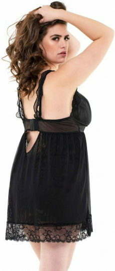 Perfect4u Σετ Sexy Babydoll Babydoll & String Black