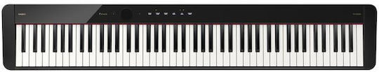 Casio Ηλεκτρικό Όρθιο Πιάνο PX-S5000 με 88 Βαρυκεντρισμένα Πλήκτρα Ενσωματωμένα Ηχεία και Σύνδεση με Ακουστικά και Υπολογιστή Black