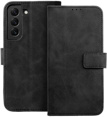 Forcell Tender Synthetic Leather Book Black (Galaxy S22 Ultra 5G)