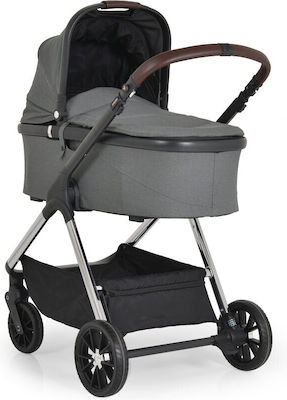 Cangaroo Empire 3 in 1 Adjustable 3 in 1 Baby Stroller Suitable for Newborn Dark Grey 12.75kg 109542