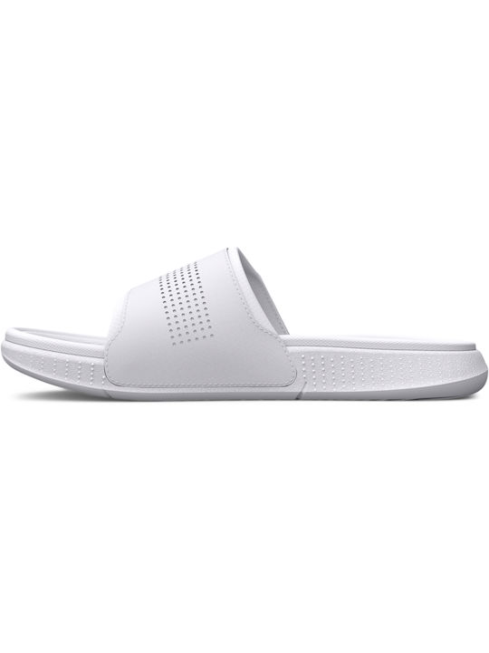 Under Armour Men's Slides White