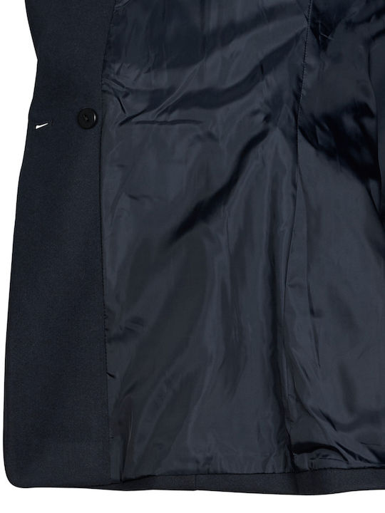 Damen Night Sky Kurzmantel mit Knöpfen
