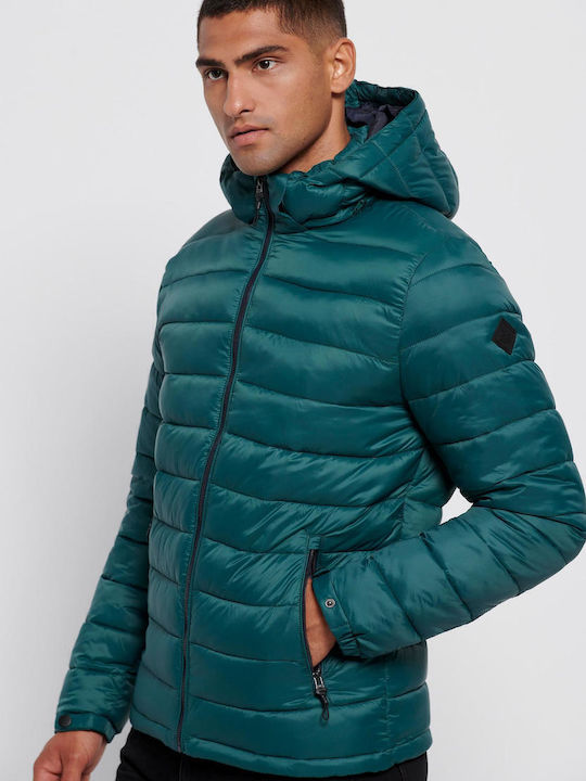 Χειμωνιάτικο Μπουφάν Puffer Ocean Green