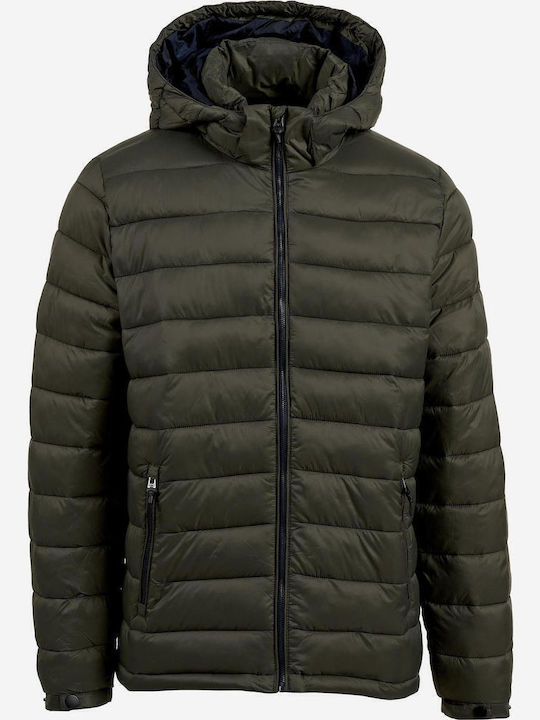 Winter Jacket Puffer Khaki