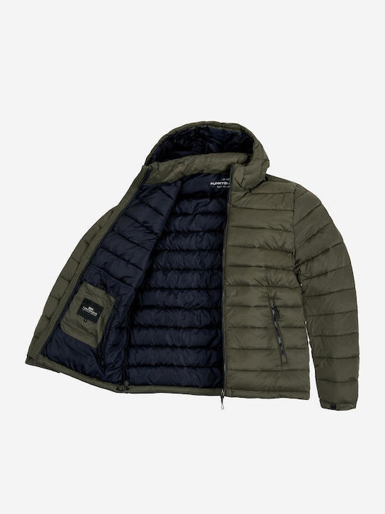 Winter Jacket Puffer Khaki