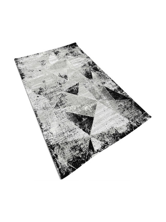 Balsan Σετ Μοντέρνα Χαλιά Κρεβατοκάμαρας Monaco Moma Grey / Black 3τμχ
