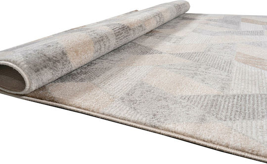 Balsan Σετ Μοντέρνα Χαλιά Κρεβατοκάμαρας Estia Light Grey / Cream 3τμχ