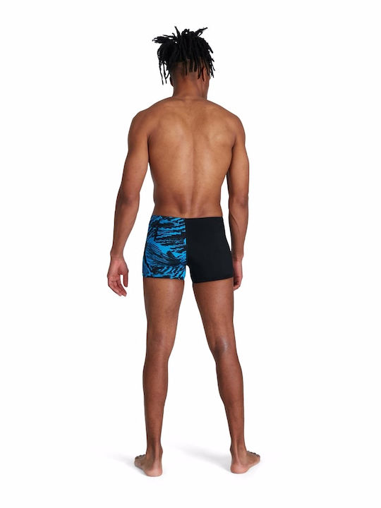 Speedo Men's Swimwear Shorts Black with Patterns