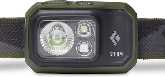 Black Diamond Stirnlampe LED IP67 mit maximaler Helligkeit 450lm Storm 450 Schwarz