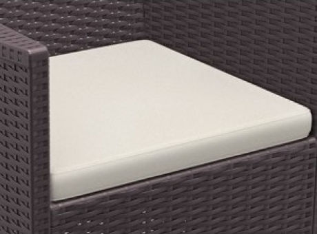 Siesta Exclusive Gartenstuhlkissen California Ecru 50x47cm