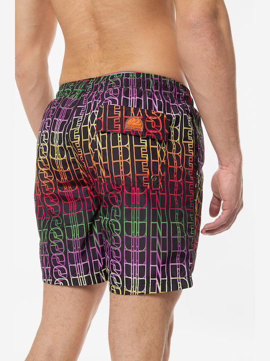 Sundek Men's Swimwear Bermuda Multicolour with Patterns