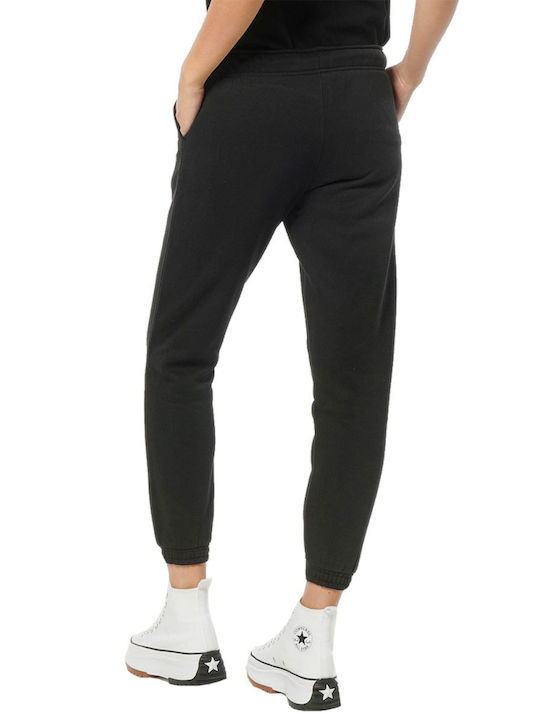 Body Action Pantaloni de trening pentru femei cu cauciuc Negru