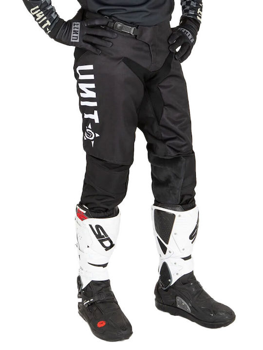 Unit Slate MX Καλοκαιρινό Ανδρικό Παντελόνι Motocross Black