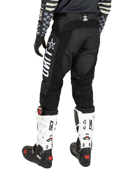 Unit Slate MX Καλοκαιρινό Ανδρικό Παντελόνι Motocross Black