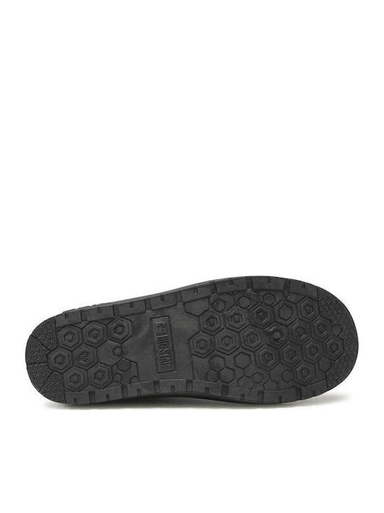 Suede Women's Ankle Boots Platform Black