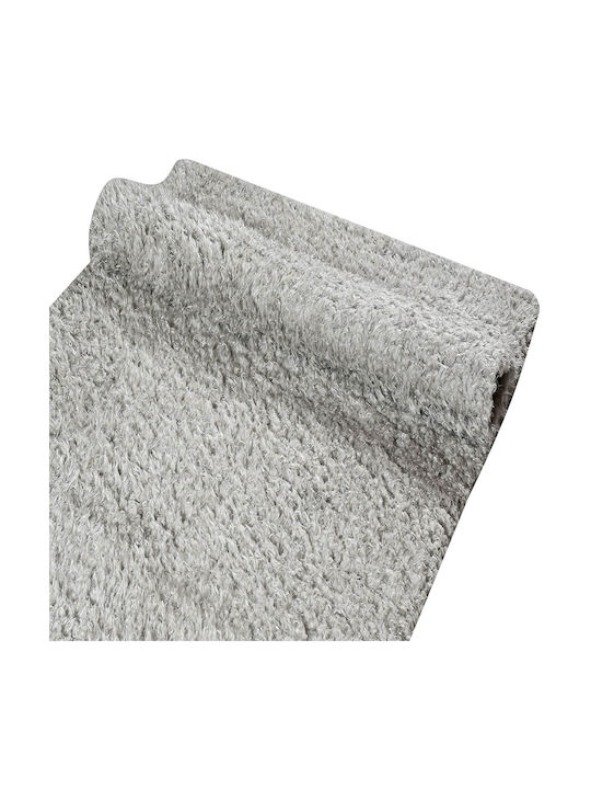 Balsan New Flokati Set Shaggy Covoare pentru dormitor Grey 3buc