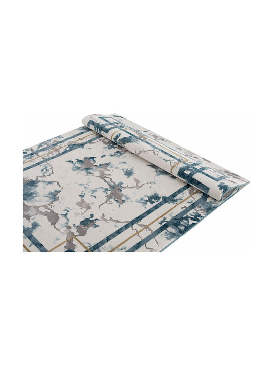 Balsan 9442 Modern Bedroom Rug Set Oscar Blue 9442 3 Pieces