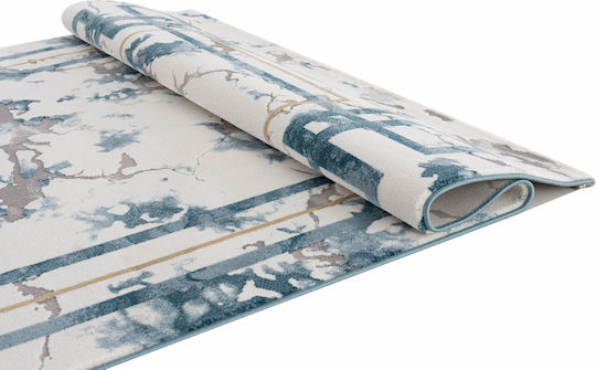 Balsan 9442 Modern Bedroom Rug Set Oscar Blue 9442 3 Pieces