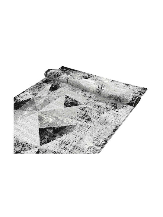 Balsan Σετ Μοντέρνα Χαλιά Κρεβατοκάμαρας Monaco Moma Grey / Black 3τμχ