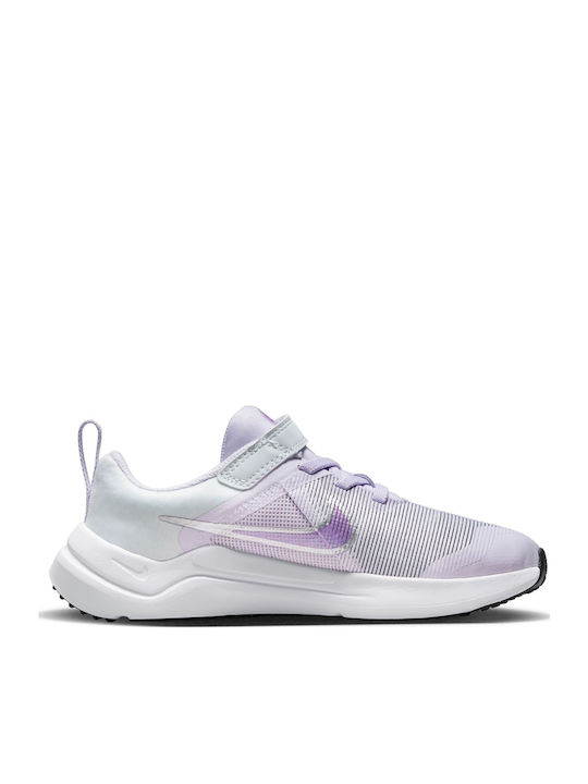Downshifter Downshifter 12 Kids Sports Shoes Running with Hoop & Loop Closure Violet Frost