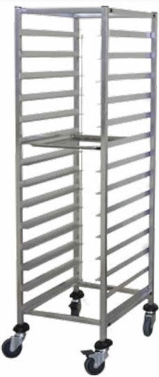 Yuksel Küchenwagen für gewerbliche Küche für 13 Tabletts H165xB44xT63cm