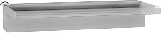 vidaXL Poolzubehör mit LED-Beleuchtung 45x45cm Silver