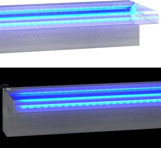 vidaXL Poolzubehör mit LED-Beleuchtung mit einer Länge von 90cm Silver