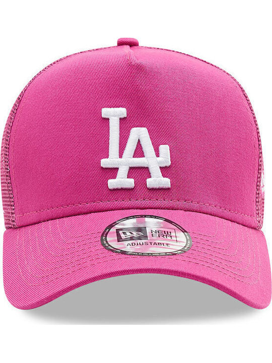 La Dodgers Tonal Mesh A-Frame Jockey mit Netz Fuchsie