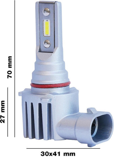 Simoni Racing Λάμπες Αυτοκινήτου Iluz Conversion H16 LED 6500K Ψυχρό Λευκό 10-30V 10W 2τμχ