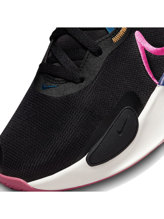 Renew Elevate III Low Basketball Shoes Black / Pinkcicle / Valerian Blue