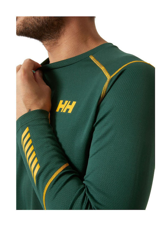 Helly Hansen Lifa Activa Crew Bluza termica pentru barbati cu maneci lungi Verde