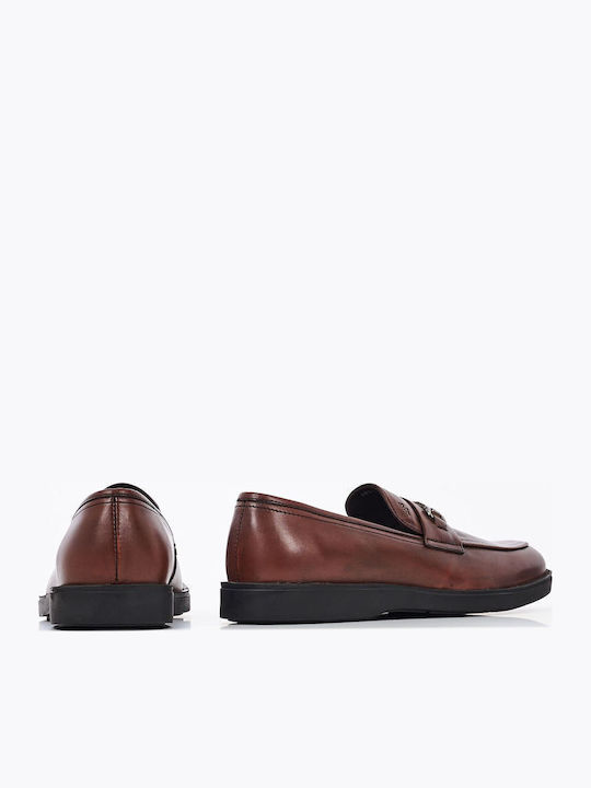 Men's Leather Loafers Brown