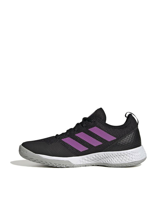 adidas CourtFlash Women's Tennis Shoes for All Courts Black / Semi Pulse Lilac / Grey Two