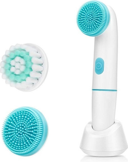 Factory WL0156 Sonic Cleansing Silicone Facial Cleansing Brush White / Blue WL0156