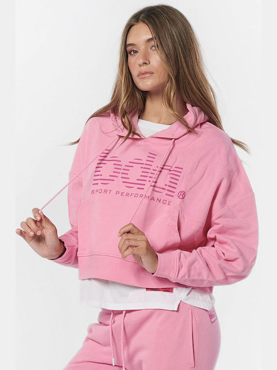 Body Action Women's Hooded Sweatshirt Pink