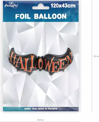 Foil Balloon Halloween Bat 43x120cm