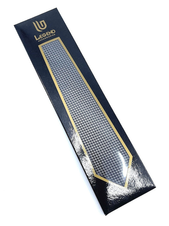 Legend Accessories Herren Krawatten Set Gedruckt in Gray Farbe