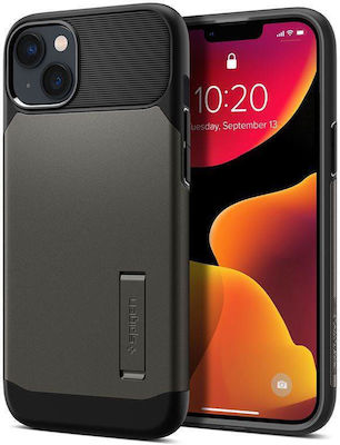 Spigen Slim Armor MagFit Back Cover Plastic / Silicone 2mm Gunmetal (iPhone 14 Plus)