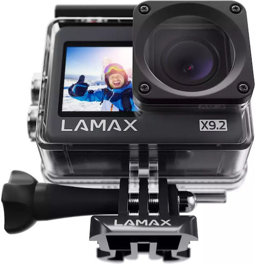 Lamax X9.2 Екшън камера 4K Ultra HD с Тъчскрийн 2" и Wi-Fi Черна