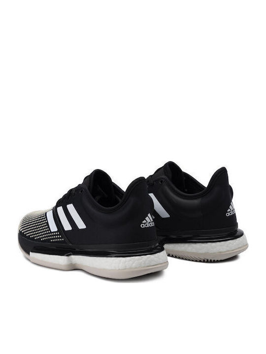 adidas Solecourt Boost Женски Тенис обувки Глинени игрища Core Black / Cloud White
