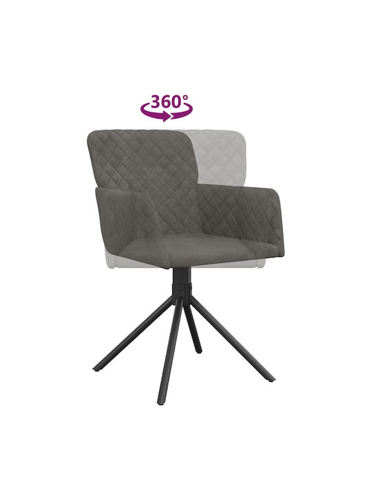 Stühle Speisesaal Gray 2Stück 51.5x59x83.5cm